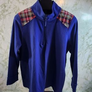 denim & company Cotton 1/2 Zip